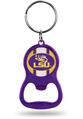 LSU Tigers Color Bottle Opener Keychain