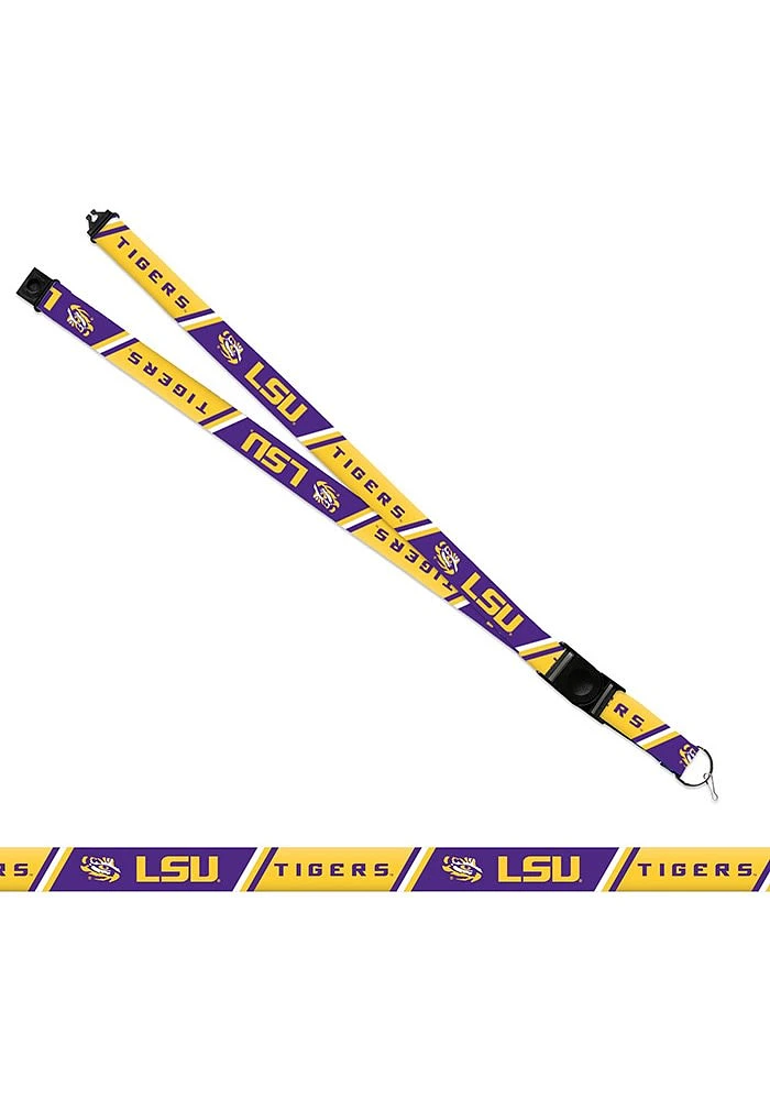 LSU Tigers Block Lanyard