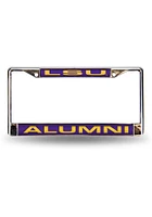 LSU Tigers Alumni License Plate Frame - Purple