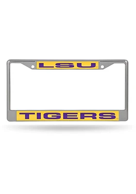 LSU Tigers Laser License Frame