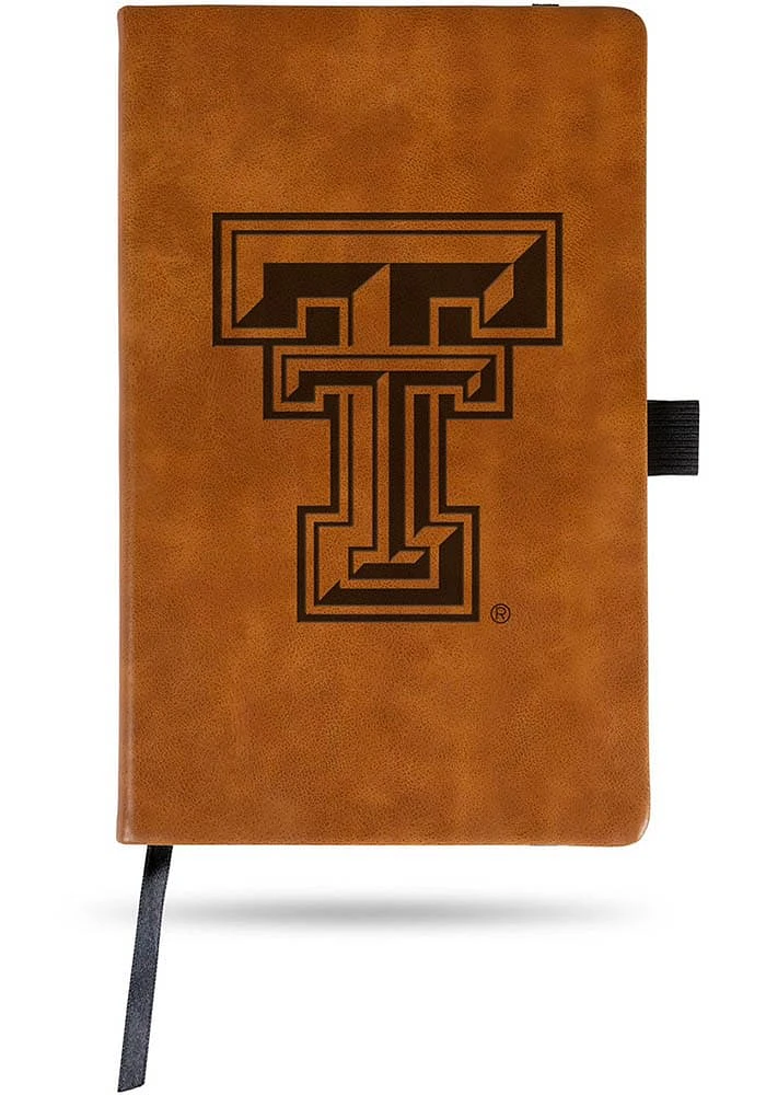 Texas Tech Red Raiders Engraved Notebook and Folder - Red