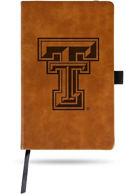 Texas Tech Red Raiders Engraved Notebook and Folder - Red