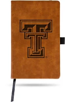 Texas Tech Red Raiders Engraved Notebook and Folder - Red