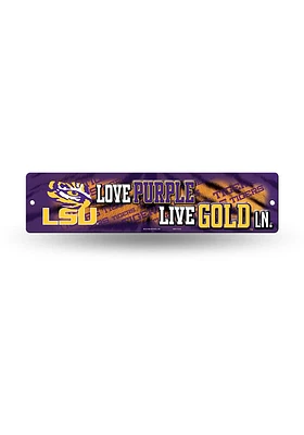 LSU Tigers Street Sign Sign