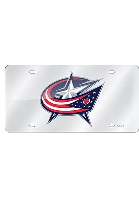 Columbus Blue Jackets Mirrored Car Accessory License Plate