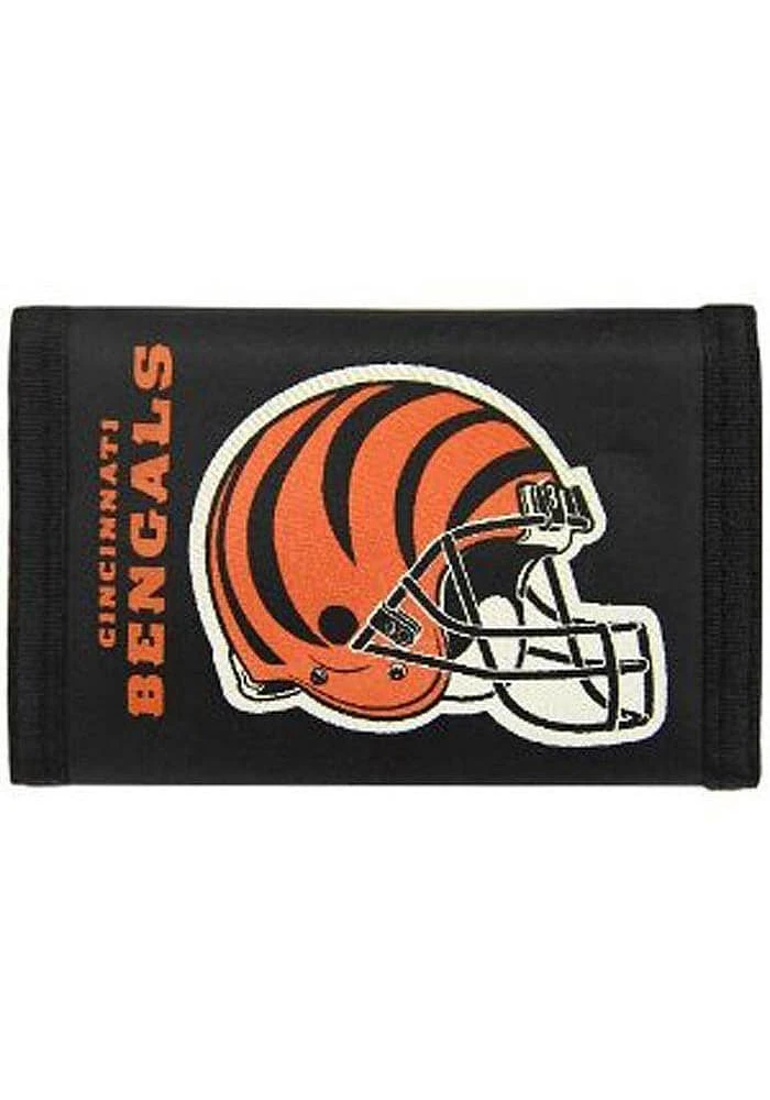 Cincinnati Bengals Nylon Mens Trifold Wallet