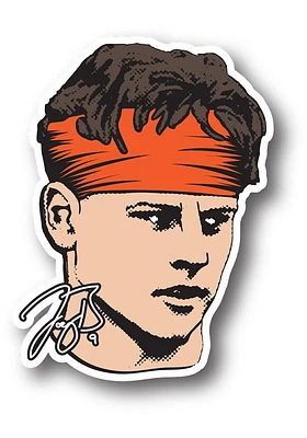 Cincinnati Bengals 3" Joe Burrow Graphic Stickers