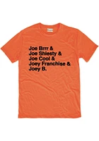 Joe Burrow Cincinnati Bengals Nicknames Short Sleeve Fashion Player T Shirt