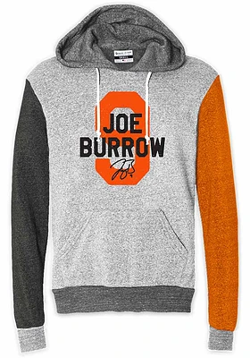 Joe Burrow Cincinnati Bengals Mens Grey NN Player Hood