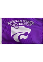 K-State Wildcats 3x5 Power Cat Silk Screen Grommet Flag - Purple