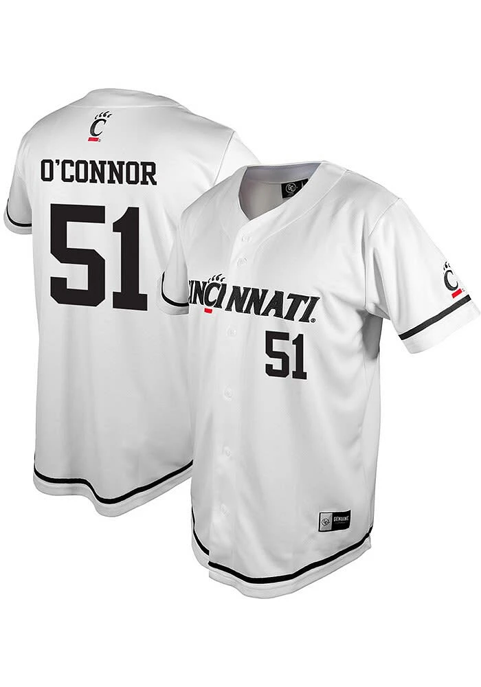 Kellen O'Connor Cincinnati Bearcats Mens White NIL Jersey
