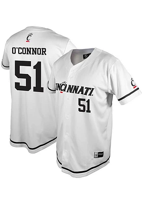 Kellen O'Connor  Cincinnati Bearcats Mens White NIL Jersey