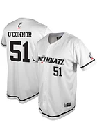 Kellen O'Connor  Cincinnati Bearcats Mens White NIL Jersey