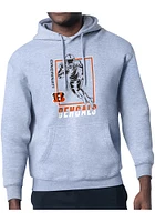 Starter Cincinnati Bengals Mens Grid Long Sleeve Hoodie