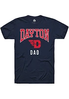 Rally Dayton Flyers Navy Blue Dad Short Sleeve T Shirt