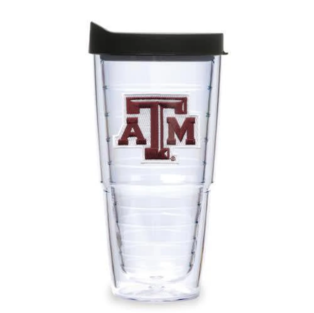 Texas A&M Aggies 24oz Clear Lid Tumbler