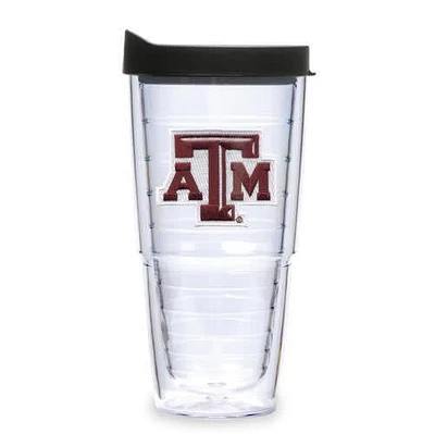 Texas A&M Aggies 24oz Clear Lid Tumbler