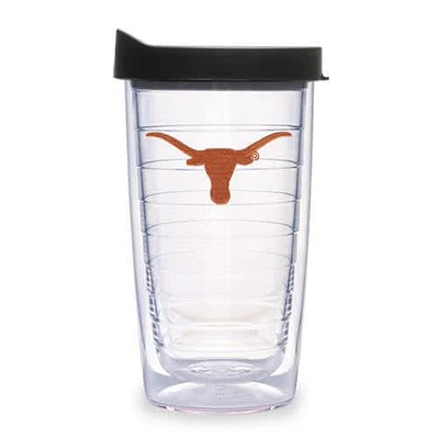 Texas Longhorns 16oz Clear Lid Tumbler - Burnt Orange