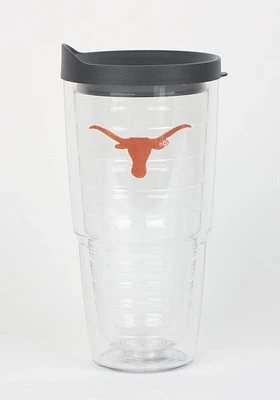 Texas Longhorns 24oz Clear Lid Tumbler - Burnt Orange