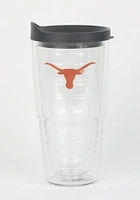 Texas Longhorns 24oz Clear Lid Tumbler - Burnt Orange