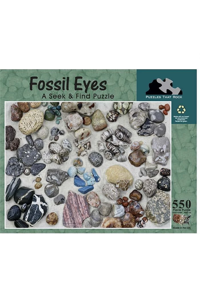 Michigan Fossil Eyes 550 Piece Puzzle