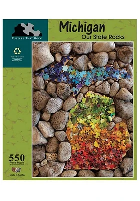 Michigan Michigan Stones 550 Piece Puzzle