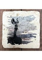 Wichita Keeper of the Plains 4x4 Coaster - Grey