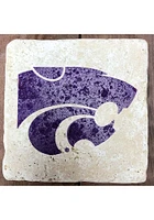 K-State Wildcats Primary Logo 4x4 Coaster