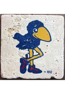Kansas Jayhawks Logo 4x4 Coaster
