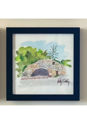 Notre Dame Fighting Irish Watercolor Wall Art