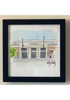 Notre Dame Fighting Irish Watercolor Logo Wall Art