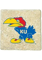 Kansas Jayhawks Logo 4x4 Coaster
