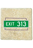 Manhattan Exit 313 4x4 Coaster - Oatmeal