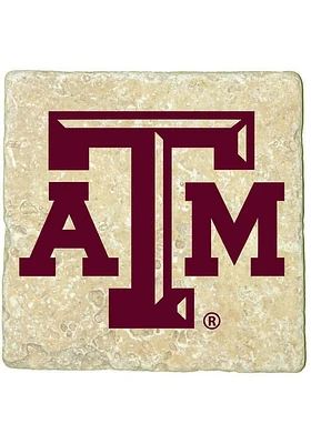 Texas A&M Aggies Logo 4x4 Coaster - Maroon