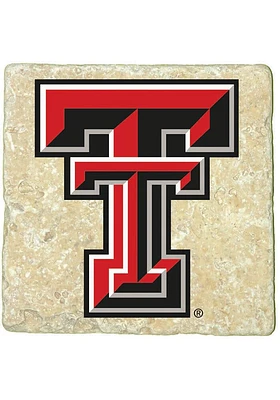 Texas Tech Red Raiders Logo 4x4 Coaster - Red