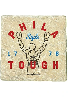 Philadelphia Phila Tough 4x4 Coaster - Red