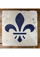 St Louis STL Fleur De Lis 4x4 Coaster - Red
