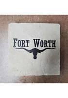 Dallas Ft Worth Fort Worth 4x4 Coaster - Black