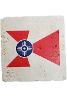 Wichita Wichita Flag 2020 4x4 Coaster - Black