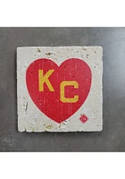Kansas City Monarchs 4x4 Logo Coaster - Red