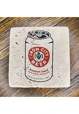 Pittsburgh Pittsburgh Brewing Co Iron City Beer Coaster - Red