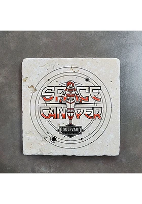 Kansas City Space Camper 4x4 Coaster - Black