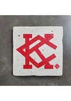 Kansas City Monarchs KC Monarchs logo 4x4 coaster Coaster - Red