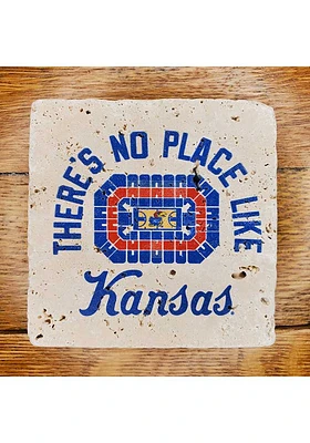 Kansas Jayhawks No Place Like Kansas Coaster - Black