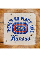 Kansas Jayhawks No Place Like Kansas Coaster - Black