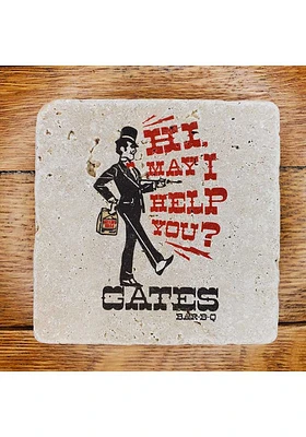 Kansas City Gates BBQ Coaster - Red