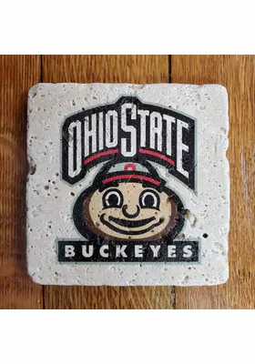 Ohio State Buckeyes Ohio State Brutus 4x4 Coaster - Black
