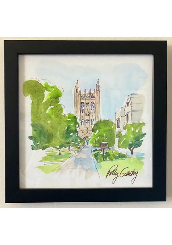 Missouri Tigers watercolor art Wall Art