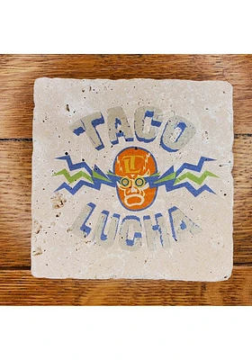 Manhattan Taco Lucha Coaster - Blue