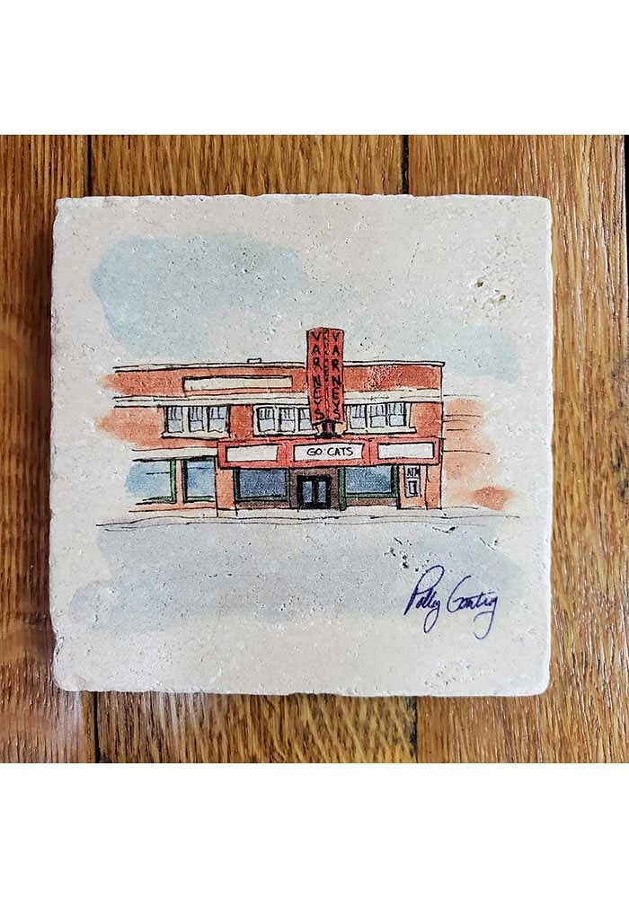 Manhattan Varneys Polly Gentry Coaster - White